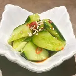 自家製中華風きゅうりのたたき（串揚げ 麒麟）