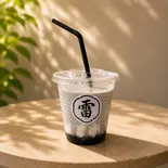 黒胡麻ラテ（札幌おにぎり-雷den.-）