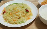 細切りポテト炒めセット（王氏食堂）