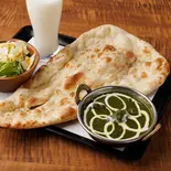 キーマほうれん草カレーセット Keema Spinach Set(インド料理&本格カレー ドールパタン DHORPATAN 西大井店)