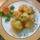 えび塩山椒揚げ（135酒場）