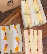 3種サンドのモーニングセット(ドリップバッグ珈琲付) Triple Sandwich Morning Set (with Drip Bag Coffee)（喫茶館プロコップ）