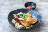 タンドリーチキン&サモサ(各2ピース)(食堂インド)