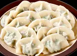 8個入りニラ玉子水餃子(韭菜鸡蛋水饺)（千葉餃子 船橋店）