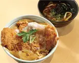 かつ丼(100g)ミニうどん付（とんかつの和吉 岡山駅前店）