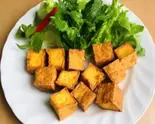 揚げ豆腐(エビのタレに付ける) Đậu Chiên Chấm Mắm Tôm（ベトナム料理ハイイエンフード）