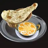 チキンチーズカレーセット Chicken Cheese Curry（グムティー ヒル インド ネパール レストラン＆バー）