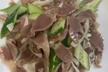拌鶏胗 砂肝と長ネギの塩味和え物（上海苑）