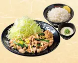 塩すたみな焼き定食（伝説のすた丼屋 大宮東口店）