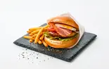 NewTuバーガーセット(ポテト、ドリンク付き)(NewTuBar)
