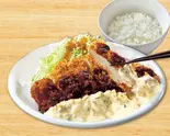 【ごはん大盛り無料】ビッグチキンカツ弁当～黒酢タルタル～（ガスト 西新店）