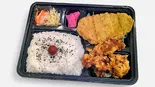 とんから弁当(とんかつ+からあげ)（お弁当・丼もの・カレー しろや 日本橋）