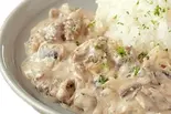 ビーフストロガノフとライス/BEEFSTROGANOFF WITH RICE（【絶品ロシア料理のお店】BELUGA KOBE）
