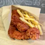 【揚げたて】フライ&スパイシーチキン(BURGERS NEW YORK)