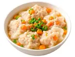 にんじん入り豚肉ワンタン（一頭板面）