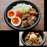 特盛もつ煮込み丼もつ煮込みセット(COLOR VILLAGE)
