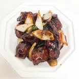 肉団子の黒酢あんかけ(喜味家)
