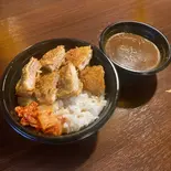 【男飯】よっとん贅沢モモカツカレー(自家製スパイス使用)（焼肉 ゆめや）