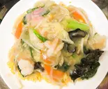 海老あんかけ焼きそば（飲茶料理 飛輝）