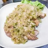 蒸し鶏のネギソースかけ（点心楼 台北）