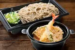 ざるそばと天ぷらミニ丼(和食めん処サガミ 尼崎医療センター前店)