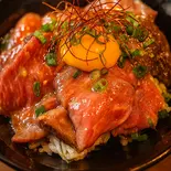 旨い!特製ローストビーフ丼(肉が旨い店!レッドコング)