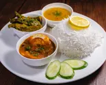 Egg Curry set  (卵カレーセット)（カフェハラール＆グロサリー）