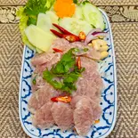 ネーム・ムー(タイ風発酵豚ソーセージ) แหมนหมู（シャムチャントラー）