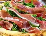 生ハムとルッコラ（la Pacchia）