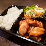 【チキンプレート】バーベキューマヨ（￥500バーグ食堂）