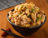 ガリバタ鶏丼大盛 Large Portion of Garlic Butter Chicken Rice Bowl（アサイーボウルが旨い店！レッドチリ）