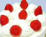 生クリームデコレーション6号 Decorated Cream Cake #6(柴又コシジ洋菓子店)