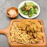 サクサククリスピーチキン(韓国農林水産大臣賞受賞カジュアル韓国料理アス下北沢)