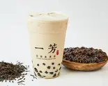 タピオカ紅茶ミルクティー（一芳台湾水果茶 浅草雷門店）