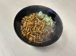 なめこ太麺そば（雑賀屋）