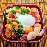 バラ温玉丼(ドン丼丸)