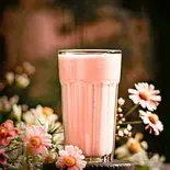 タンパク質上等!バナナイチゴミルク Banana strawberry milk(ChuuChuuフルーツ盛り盛りアサイーボウル Fruit-packed Acai Bowl 東武練馬店)