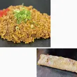 イカ焼き＆豚そば飯（お好み焼き イカ焼き 油かすそば飯 おでん 奄美堂）