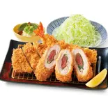 梅しそ巻とヒレ弁当（エビフライ）（濵かつ 福岡天神店）
