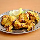 大サイス”ガーリックティッカ( Garlic Tikka (2p)（インド＆タイ料理スマイル Indian ＆ Thai restaurant ＆Bar~Smile）