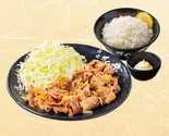 生姜焼き定食（伝説のすた丼屋 福岡天神店）