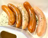 ♤ ソーセージ盛り Assorted Sausages(フライドポテトのお店 ポタテトポテト)
