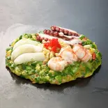 シーフードねぎ焼 醤油味（京都九条ねぎ100使用 おねぎはん）