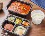 モツ 純豆腐チゲ定食 Tripe & Soft Tofu Jjigae Set Meal(にっこりマッコリ高田馬場店)