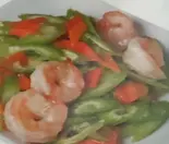 エビとセロリ炒め（本格中華料理 東盛軒）