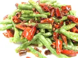 干編豆角〜西安式インゲンのピリ辛炒め〜（西安刀削麺酒楼 本店）