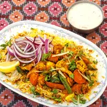 ベジタブルビリヤニ (ライタ付)Vegetable Biryani(Indian Restaurant PARIWAR)