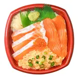 サーモンづくし丼（総武丼丸 ボックスダイニング）
