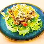 本格スパイスのタコライス（Dog Run Cafe THE RUN）