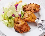 Tandoori Chicken (3 Pieces)タンドーリチキン(3個) 1000円(ニルワナム 南インド料理レストラン 神谷町店 Nirvanam South Indian restaurant Kamiyacho branch)